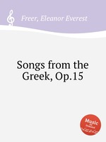 Songs from the Greek, Op.15