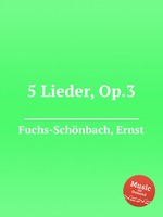 5 Lieder, Op.3