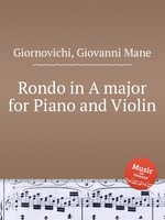 Rondo in A major for Piano and Violin