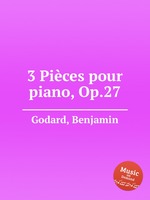 3 Pices pour piano, Op.27