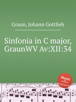 Sinfonia in C major, GraunWV Av:XII:34