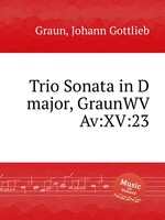 Trio Sonata in D major, GraunWV Av:XV:23