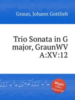 Trio Sonata in G major, GraunWV A:XV:12