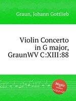 Violin Concerto in G major, GraunWV C:XIII:88