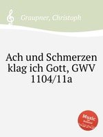 Ach und Schmerzen klag ich Gott, GWV 1104/11a