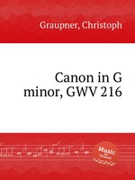 Canon in G minor, GWV 216