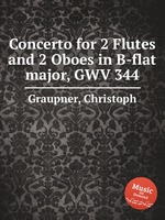Concerto for 2 Flutes and 2 Oboes in B-flat major, GWV 344