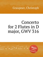 Concerto for 2 Flutes in D major, GWV 316