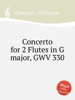 Concerto for 2 Flutes in G major, GWV 330