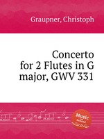 Concerto for 2 Flutes in G major, GWV 331