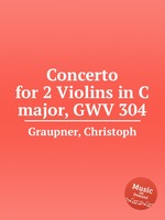 Concerto for 2 Violins in C major, GWV 304
