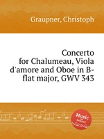 Concerto for Chalumeau, Viola d`amore and Oboe in B-flat major, GWV 343