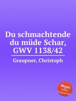 Du schmachtende du mde Schar, GWV 1138/42