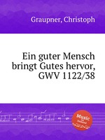 Ein guter Mensch bringt Gutes hervor, GWV 1122/38