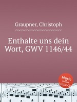 Enthalte uns dein Wort, GWV 1146/44