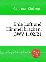 Erde Luft und Himmel krachen, GWV 1102/21