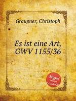 Es ist eine Art, GWV 1155/36