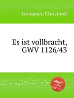 Es ist vollbracht, GWV 1126/43