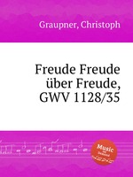 Freude Freude ber Freude, GWV 1128/35