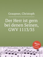 Der Herr ist gern bei denen Seinen, GWV 1113/35