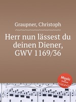 Herr nun lssest du deinen Diener, GWV 1169/36