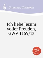 Ich liebe Jesum voller Freuden, GWV 1159/13