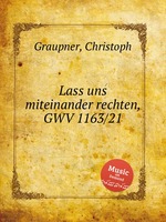 Lass uns miteinander rechten, GWV 1163/21