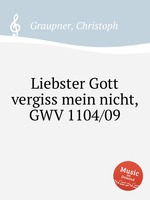 Liebster Gott vergiss mein nicht, GWV 1104/09