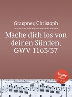 Mache dich los von deinen Snden, GWV 1163/37