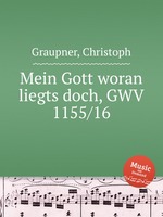 Mein Gott woran liegts doch, GWV 1155/16