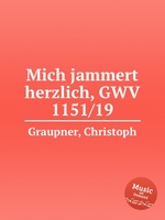 Mich jammert herzlich, GWV 1151/19