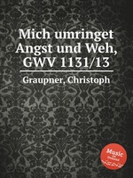 Mich umringet Angst und Weh, GWV 1131/13