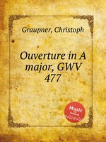 Ouverture in A major, GWV 477