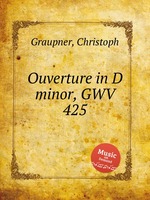 Ouverture in D minor, GWV 425