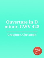 Ouverture in D minor, GWV 428