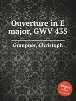 Ouverture in E major, GWV 435