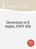 Ouverture in E major, GWV 436
