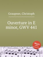 Ouverture in E minor, GWV 441