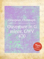 Ouverture in G minor, GWV 470