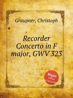 Recorder Concerto in F major, GWV 323