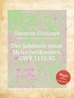 Der Schnste unter Menschenkindern, GWV 1158/43