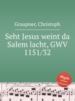 Seht Jesus weint da Salem lacht, GWV 1151/32