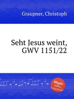 Seht Jesus weint, GWV 1151/22
