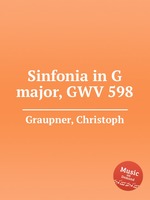 Sinfonia in G major, GWV 598