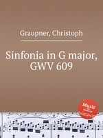 Sinfonia in G major, GWV 609