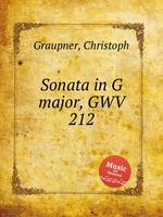 Sonata in G major, GWV 212