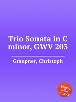 Trio Sonata in C minor, GWV 203