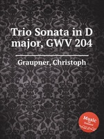 Trio Sonata in D major, GWV 204