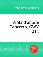 Viola d`amore Concerto, GWV 314
