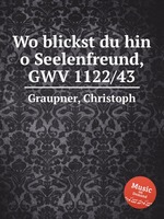 Wo blickst du hin o Seelenfreund, GWV 1122/43